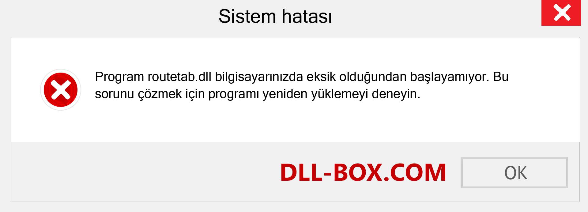 routetab.dll dosyası eksik mi? Windows 7, 8, 10 için İndirin - Windows'ta routetab dll Eksik Hatasını Düzeltin, fotoğraflar, resimler